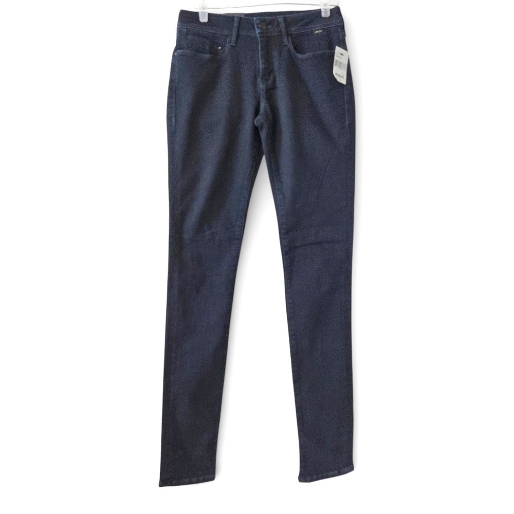 Mavi Gold Alexa Mid Rise Skinny Jeans Dark Wash Women W27 L33 Made in Turkey